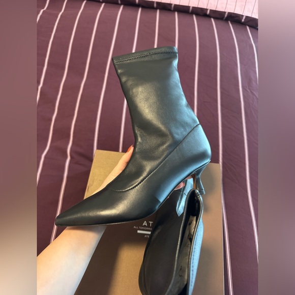 ATP Atelier Cerone Black Napa Stretch Boots - Picture 12 of 13